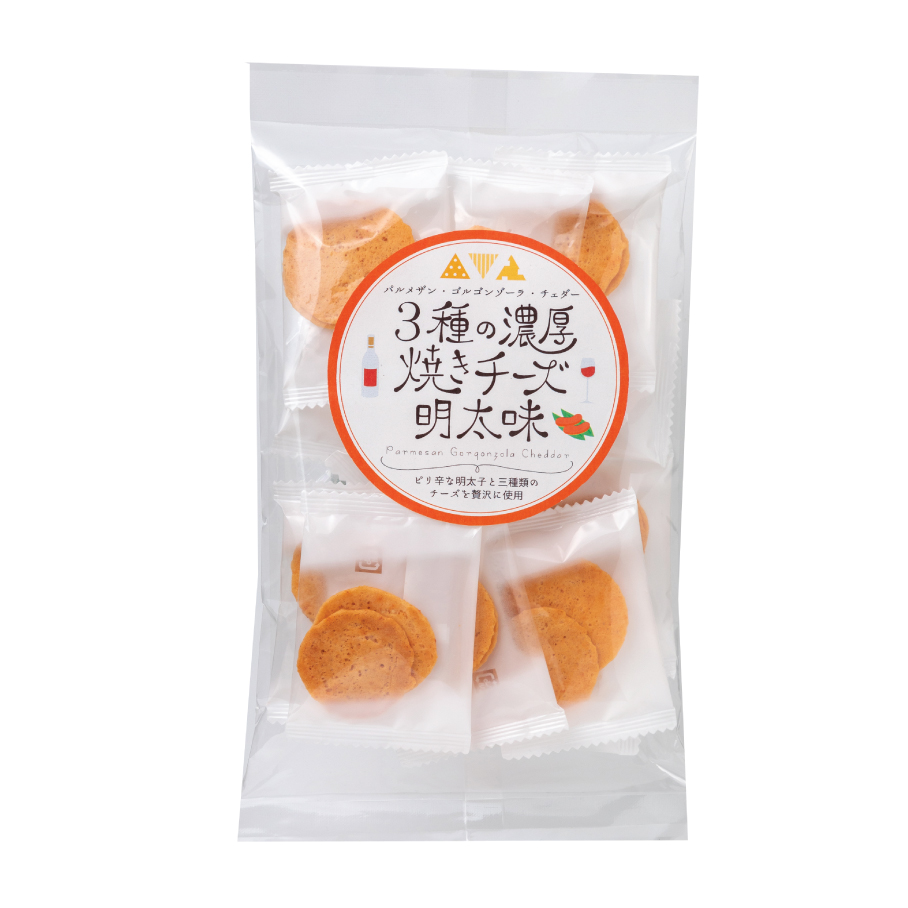 ３種の濃厚焼きチーズ明太味