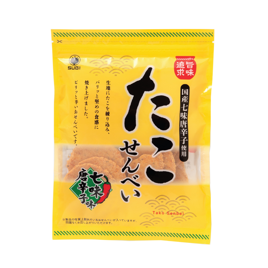 90ｇたこせん七味唐辛子味